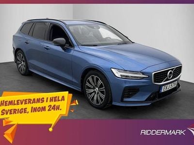 Blå Begagnad 2020 Volvo V60 R-Design Kombi | 349 900 kr (Marknadspris)