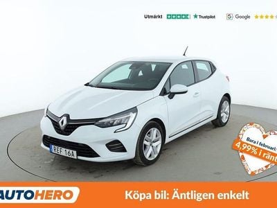 Vit Begagnad 2020 Renault Clio V Zen Halvkombi | 123 000 kr (Marknadspris)