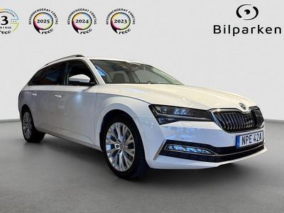 Begagnad Skoda Superb Business Line 218 HK (160 kW) 2019 Vit Kombi
