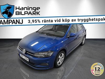 Blå Begagnad 2019 VW Polo Halvkombi | 139 995 kr (Marknadspris)