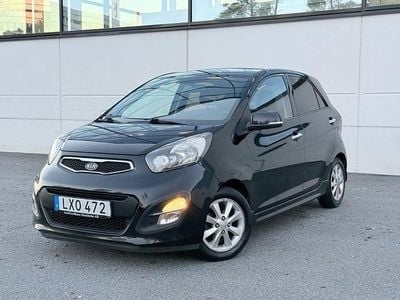 Begagnad Kia Picanto EX 86 HK (63 kW) 2011 Svart Halvkombi