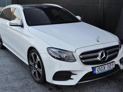 Begagnad Mercedes E220 AMG line 194 HK (142 kW) 2016 Vit Kombi