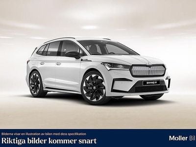 Vit Begagnad 2023 Skoda Enyaq iV SUV | 409 900 kr (Marknadspris)