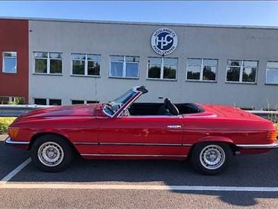 Begagnad Mercedes SL450 225 HK (165 kW) 1973 Röd