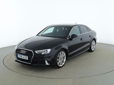 Begagnad Audi A3 Sport 151 HK (111 kW) 2017 Svart Sedan