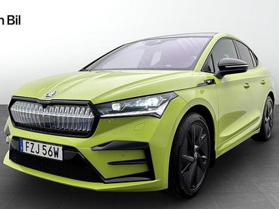 Begagnad Skoda Enyaq iV RS 250 kW (340 HK) 2024 Ljusgrön SUV
