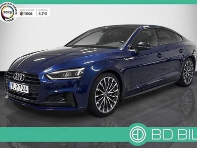 Blåmetallic Begagnad 2018 Audi A5 Sportback S-Line Halvkombi | 319 900 kr (Lite dyr)