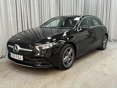 Begagnad Mercedes A250 AMG 160 HK (117 kW) 2022 Svart Halvkombi