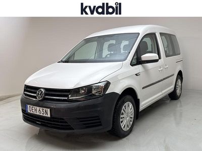 Vit Begagnad 2020 VW Caddy Minibuss | 169 000 kr (Lite dyr)