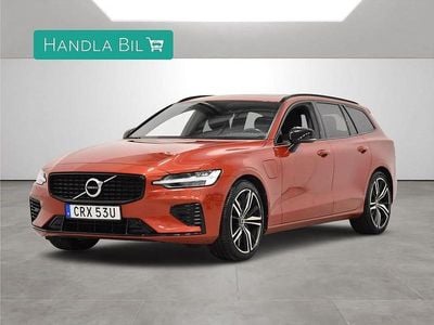 Röd Begagnad 2021 Volvo V60 R-Design Kombi | 349 900 kr (Marknadspris)