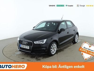 Begagnad Audi A1 Sportback 95 HK (69 kW) 2016 Svart Halvkombi