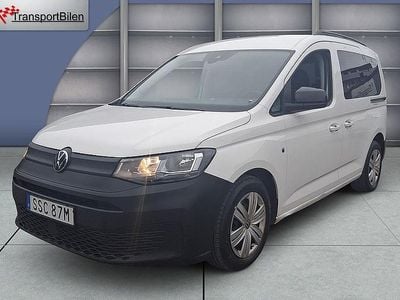 Vit Begagnad 2023 VW Caddy Life Minibuss | 209 000 kr (Bra pris)