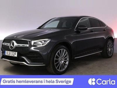 Grå Begagnad 2021 Mercedes GLC300 AMG Sportkupé | 409 900 kr (Bra pris)