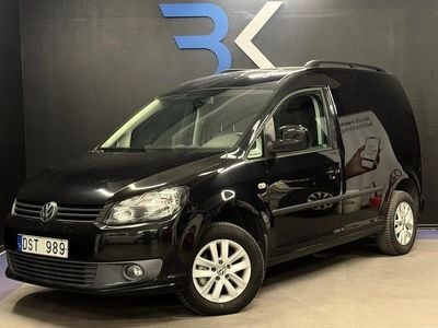 Svart Begagnad 2012 VW Caddy Minibuss | 59 900 kr (Marknadspris)
