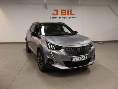 Begagnad Peugeot e-2008 GTi 100 kW (136 HK) 2021 Grå SUV