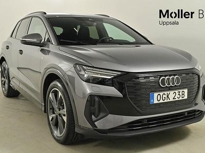 Tyfongrå metallic Begagnad 2025 Audi Q4 e-tron S-Line SUV | 589 000 kr