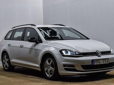 Begagnad VW Golf VII 105 HK (77 kW) 2013 Vit Kombi