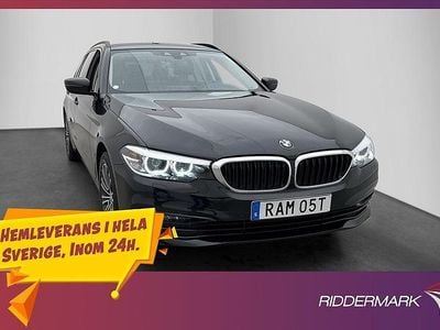 Svart Begagnad 2020 BMW 520 Sport Line Kombi | 329 900 kr (Marknadspris)