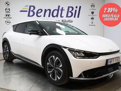 Vit Begagnad 2022 Kia EV6 GT-Line SUV | 339 500 kr (Bra pris)