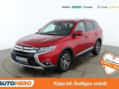 Begagnad Mitsubishi Outlander Diamant Edition 151 HK (111 kW) 2017 Röd SUV