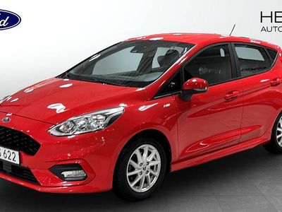 Röd Begagnad 2018 Ford Fiesta Halvkombi | 129 900 kr (Lite dyr)