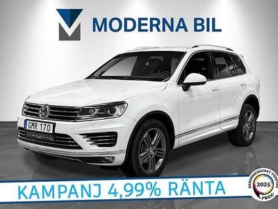 Begagnad VW Touareg R-line 262 HK (192 kW) 2014 Vit SUV