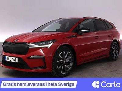 Röd Begagnad 2022 Skoda Enyaq iV SportLine SUV | 365 900 kr (Marknadspris)