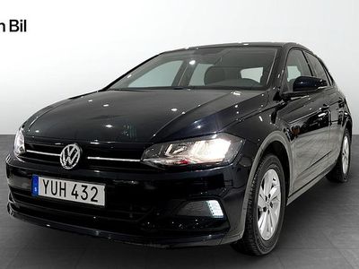 Begagnad VW Polo Comfortline 95 HK (69 kW) 2018 Svart Halvkombi