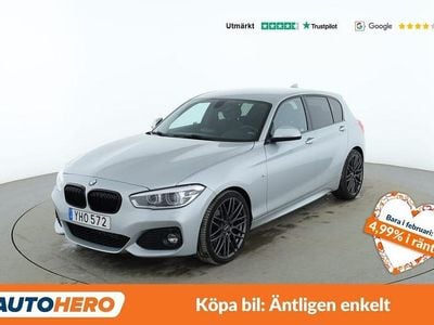 Begagnad BMW 118 M Sport 151 HK (111 kW) 2016 Silver Halvkombi