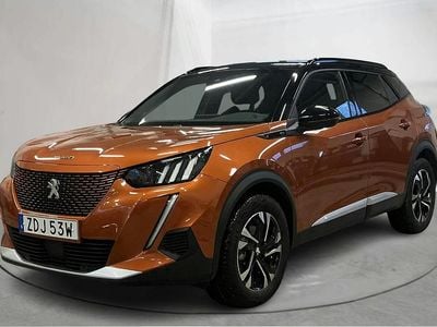 Begagnad Peugeot e-2008 GT 100 kW (136 HK) 2022 Orange SUV