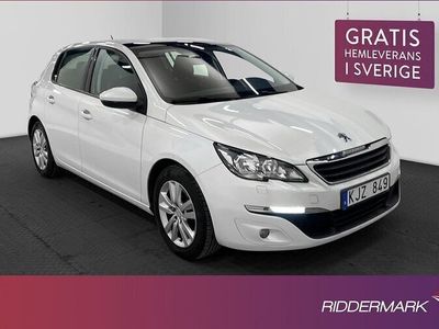 begagnad Peugeot 308 1.6 THP Active Pano Navi Sensorer Välserv 2014, Halvkombi