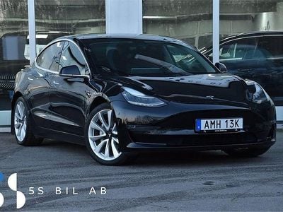 Svart Begagnad 2019 Tesla Model 3 Sedan | 257 900 kr (Marknadspris)