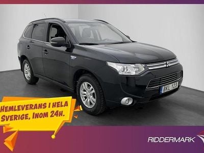 Svart Begagnad 2014 Mitsubishi Outlander SUV | 169 900 kr (Lite dyr)