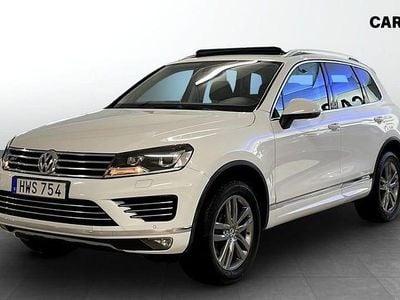 Begagnad VW Touareg R-line 204 HK (150 kW) 2017 Vit SUV