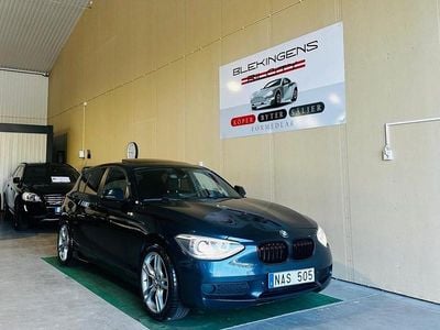Blå Begagnad 2012 BMW 118 Halvkombi | 109 900 kr (Lite dyr)