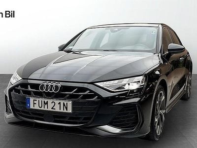 Svart Begagnad 2025 Audi A3 Sportback S-Line Halvkombi | 369 000 kr (Lite dyr)