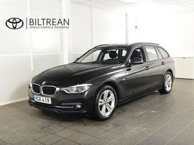Begagnad BMW 318 Sport Line 150 HK (110 kW) 2016 Svart Kombi