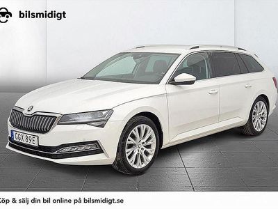 Vit Begagnad 2021 Skoda Superb Business Line Kombi | 349 900 kr (Lite dyr)