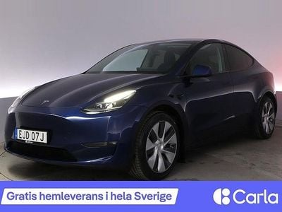 Begagnad Tesla Model Y Long Range AWD 378 kW (514 HK) 2023 Blå SUV