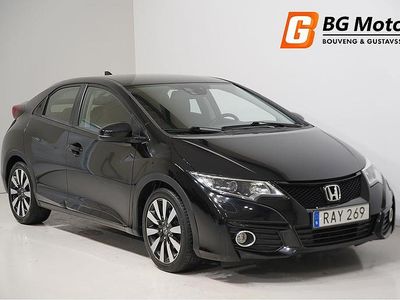 Svart Begagnad 2015 Honda Civic Sport Halvkombi | 114 900 kr (Lite dyr)