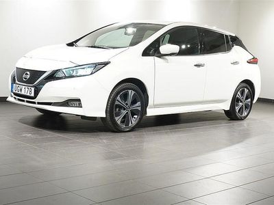 Vit Begagnad 2021 Nissan Leaf 360º Halvkombi | 219 900 kr (Marknadspris)