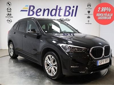 Begagnad BMW X1 Sport Line 220 HK (161 kW) 2021 Svart SUV