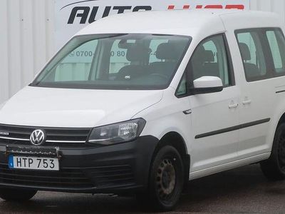 Vit Begagnad 2017 VW Caddy Life Minibuss | 74 900 kr (Lite dyr)