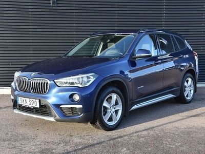 begagnad BMW X1 xDrive18d X-Line Head up, Dragkrok, Led, Keyless EU6