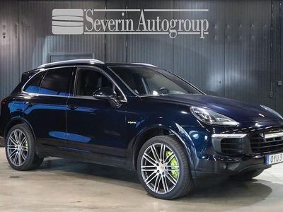 Begagnad Porsche Cayenne S E-Hybrid Sport 417 HK (306 kW) 2015 Blå SUV