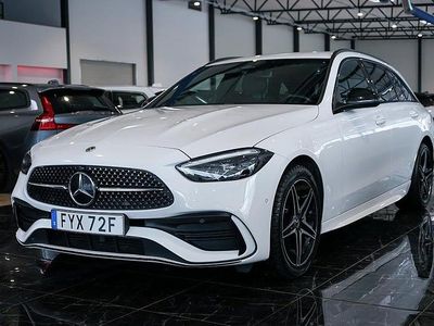 Begagnad Mercedes C300e AMG line 204 HK (150 kW) 2022 Vit Kombi