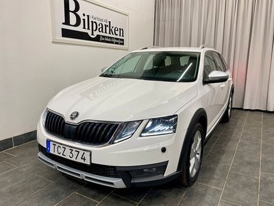 begagnad Skoda Octavia Scout 2.0 TDI 4x4 Euro 6 Värmare CARPLY 2018, Kombi