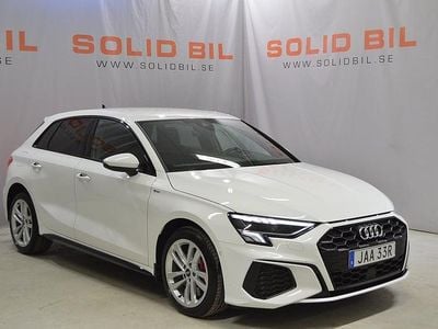 Begagnad Audi A3 Sportback e-tron S-Line 245 HK (180 kW) 2022 Vit Halvkombi