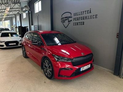 Röd Begagnad 2021 Skoda Enyaq iV SportLine SUV | 339 900 kr (Lite dyr)