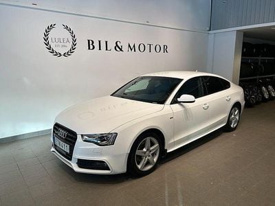 Begagnad Audi A5 Sportback S-Line 190 HK (139 kW) 2015 Vit Halvkombi